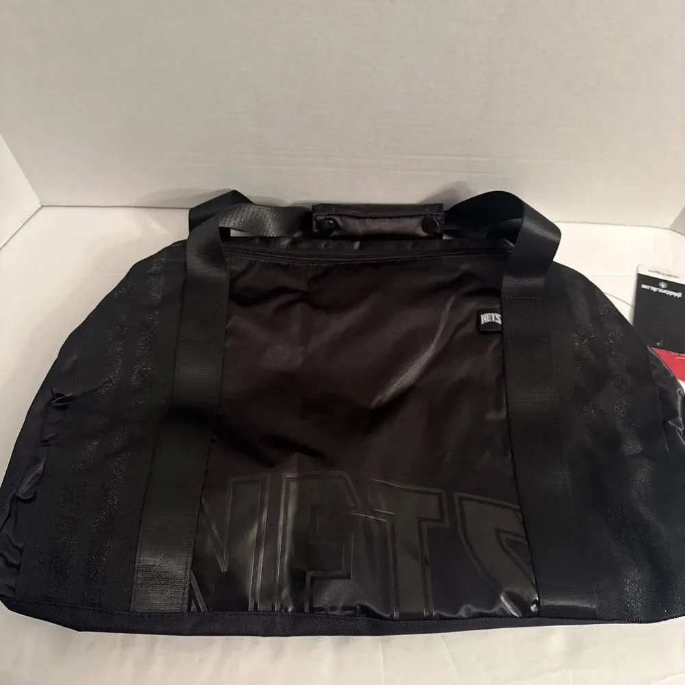 Mitchell & Ness NBA New Jersey Nets Satin Duffel Bag NWT